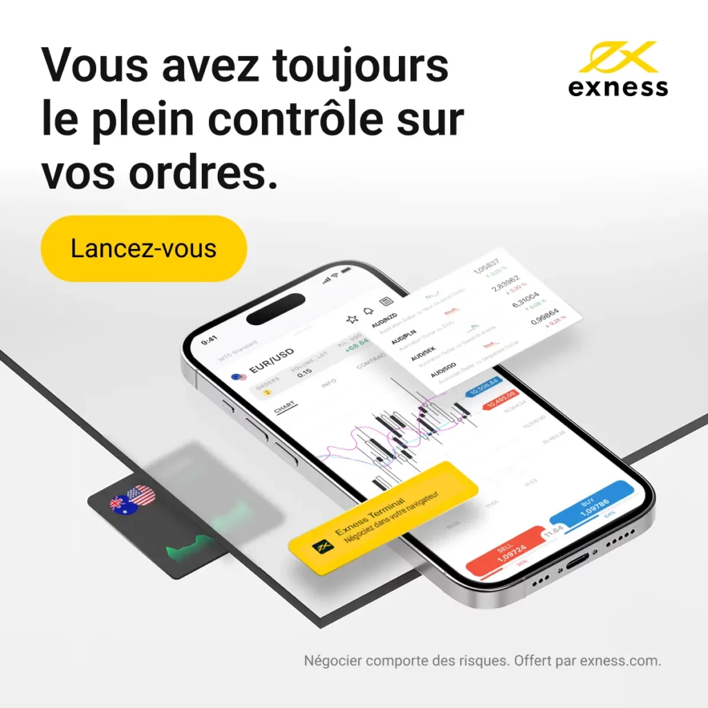 Application Exness pour iPhone