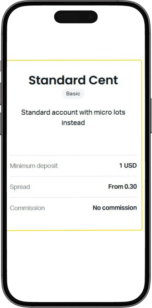 Standard Cent Account Exness